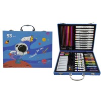 Набір для малювання Космонавт у валізі, 29x23x5 см, 53 предмети, 53-3