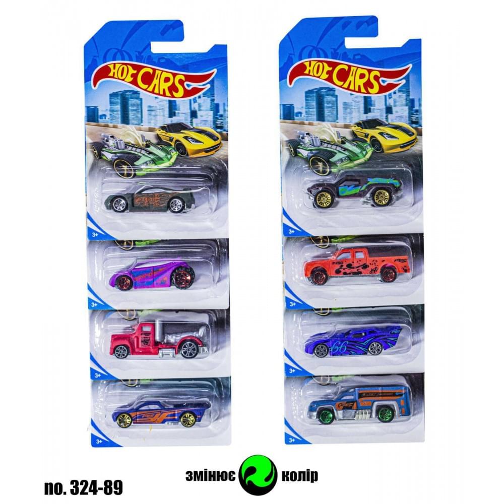 Машинка металопластик HOT CARS 324-89 змінює колір //