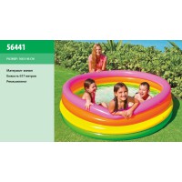 Басейн Веселка, 4 кільця, 168x45 см, 780 л при 80% наповненні, 56441