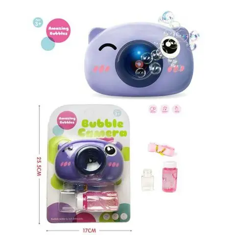 Фотоапарат мильні бульбашки музика розчин шнурок 3939-94A