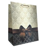 Подарунковий пакет, 150 г/м², Класичний, 25x38x8 см, 6 шт. в упаковці