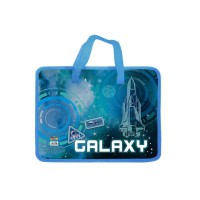Тека пластикова з текстильними ручками Galaxy, 13090