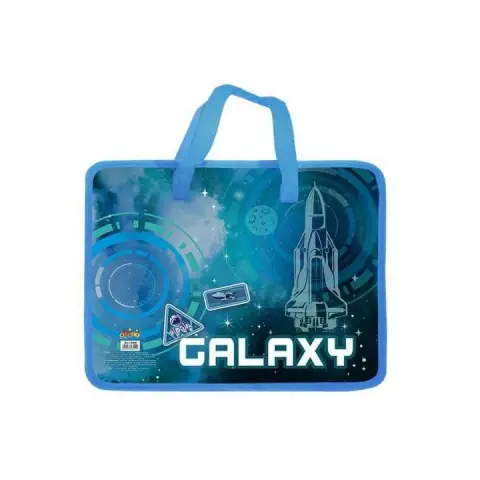 Тека пластикова з текстильними ручками Galaxy, 13090