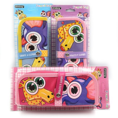 Пенал Zoo, 21x9x5 см, 2 відділення (В асортименті)