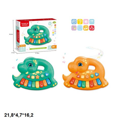 Орган Динозавр, MTK017A, з музичними та світловими ефектами (В асортименті)