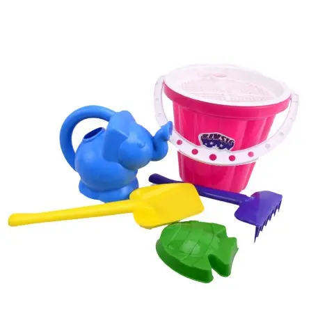 Пісочний набір із відром та лійкою Слоник великий Бамсик, 29x21x21 см, 011/4