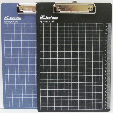 Планшет А4 з лінійкою з металевим притиском, 8004B (В асортименті)