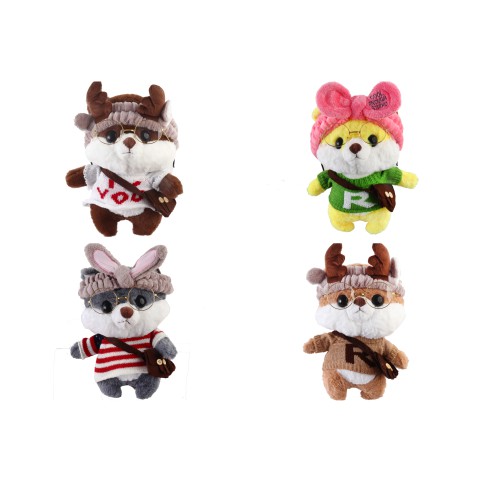 М’яка іграшка Песик, 28 см, аксесуари