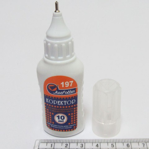 Коректор 2в1 кисточка, Josef Otten, 10 мл, 12 шт. в упаковці