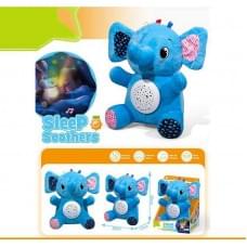 Нічник "Слоненя", звуки природи, мелодії, підсвічування, регулювання гучності DH10