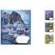 Зошити учнівські 60 аркушів клітинка. YES Northern travel, зошит дя записів 10 шт. в упаковці