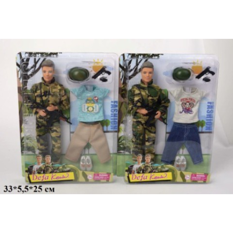 Лялька хлопчик військовий з аксесуарами (в асортименті) 8412