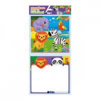 Гра настільна Набір 4в1. Зоопарк (українською)