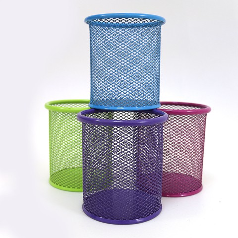 Підставка для ручок металева кольорова Сітка, 1932IMG (В асортименті)