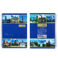 Зошит для нотаток, А5, 96 арк., спіраль, клітинка