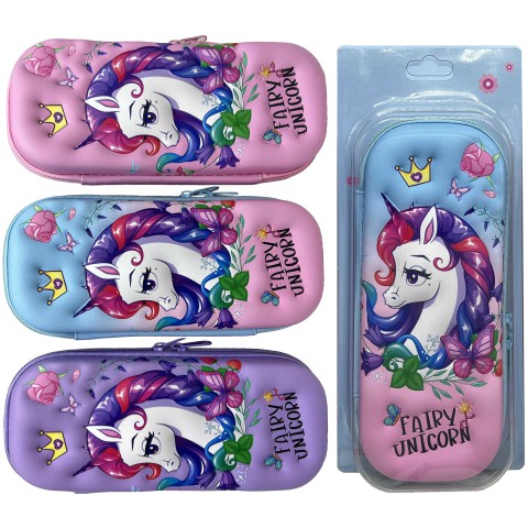 Пенал-косметичка EVA Єдиноріг, 6x28 см (В асортименті)