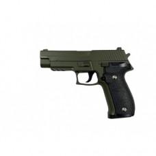 Страйкбольний пістолет Galaxy Sig Sauer 226 метал зелений, вага - 700 гр, в кор. /24/