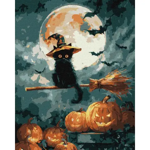 Картина за номерами Маленький чаклун Ideyka 40×50 см КНО6821