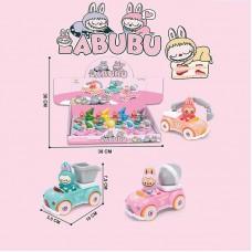 Спецтехніка "LABUBU" з героєм, р-р машинки: 10х7х4 см, інерція /24/288/12шт в кор.