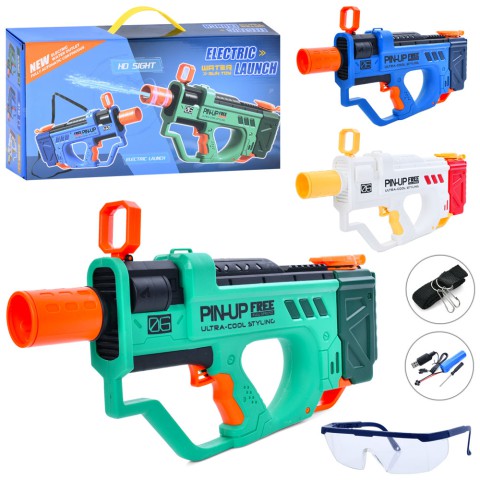 Водяний автомат, 46.5 см, акумулятор, USB-зарядка, окуляри, 42x22x7.5 см (В асортименті)