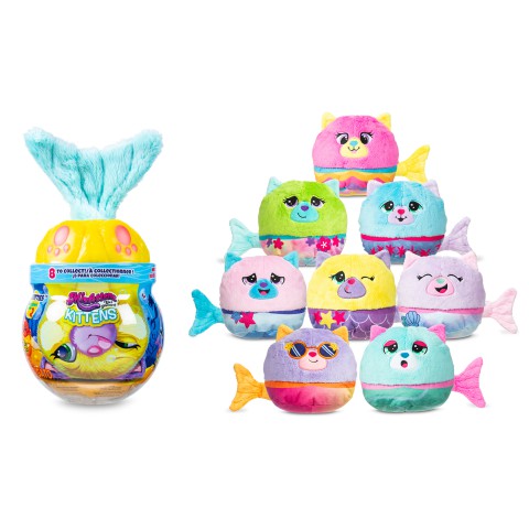 М’яка іграшка MISFITTENS W2 - КОШЕНЯ В АКВАРІУМІ (В асортименті)