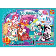 Пазли ТМ "G-Toys" із серії "Enchantimals", 117 ел. EA205