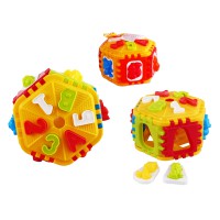 Логічний шестигранник-сортер із буквами та тваринами, 50-003