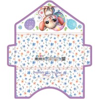 Листівка КЛЗ 24-72 Гліттер (В асортименті), 5 шт. в упаковці