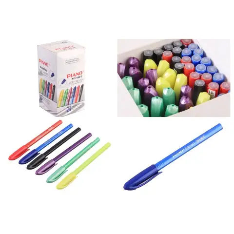 Ручка масляна Piano Correct, синя, 50 шт., 1159C-PT