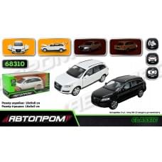 Машина мет. АВТОПРОМ 2 кольори 1:32 Audi Q7, батар,світло,звук,відкр.двері,кор. 18*9*8см /48-2/
