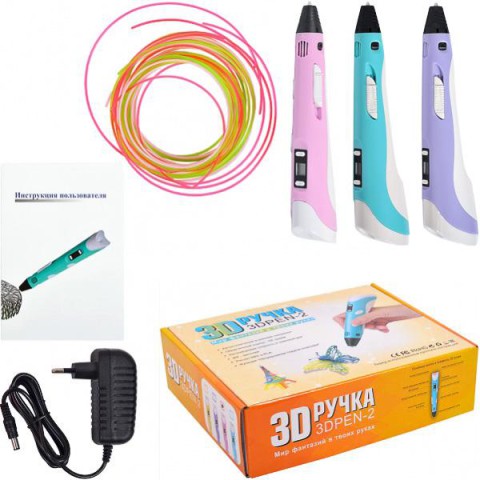 3D ручка -2 з LED екраном, 12V