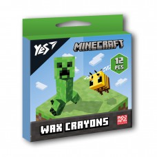 Набір воскових олівців yes 12 шт. "minecraft"