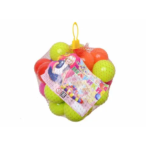 Набір м’яких різнокольорових кульок Kinderway, 40 шт., 02-412