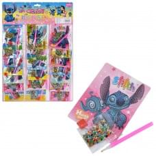 Набір для творчості LS, алмазна мозаїка/діамантова мозаїка, картинка 13-10см, у п/е, (мікс видів) 20шт на листі, 37-53-1,5см /80/1600/