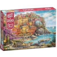 Пазли CherryPazzi Прекрасний день у Чінкве-Терре, 2000 елементів, 70x100 см