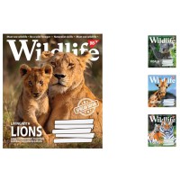 Зошити учнівські 96 аркушів лінія Yes Wild life, 5 шт. в упаковці