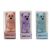 Стругачка у гумці Ведмідь, 3 шт.