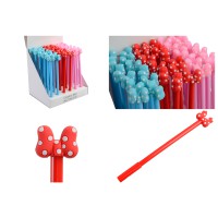 Набір кулькових ручок "Бантики в горошок" 12 шт., 138