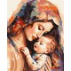Набір для розпису по номерах Тепло матері, 40x50 см, КНО8341