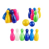 Набір кегель малих 6 шт., 1 куля, Бамсик