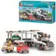Конструктор дитячий SLUBAN Трейлер з машинками, M38-B0339, 638 деталей, фігурки персонажів
