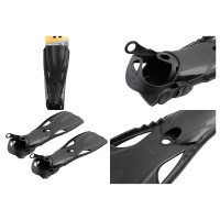 Ласти для плавання Intex Large Super Sport Fins, розмір 41-45, чорні, 55635