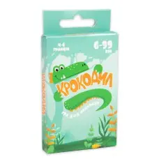 Настольная игра Крокодил, дорожная версия, развлекательная, Стратег, украинский
