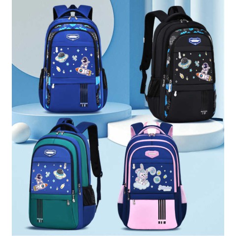 Рюкзак Космонавт, 30x12x45 см, 3 відділення, 4 кишені, на блискавці, C72852 (В асортименті)