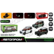 Машина мет. АВТОПРОМ 1:24 U8, батар,світло,звук,відкр.двері,кор. 28*16*12,8см /12-2/