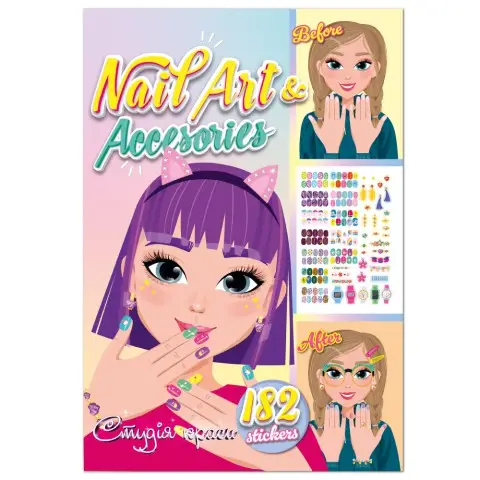 Книга з наліпками Nail Art Accesories РМ-76-04