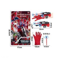 Набір супергероя Спайдермен рукавичка стріляє кулі з присосками BJ399