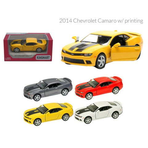 Металева інерційна легкова модель Chevrolet Camaro 2014 5", відкриваються двері