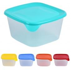 Контейнер харчовий прозорий "Каскад" 1.2л 14*14*8.2см PB-065 /60/, ціна за 3 шт. //