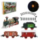 Залізниця ігрова з вантажним поїздом світло звук 1229